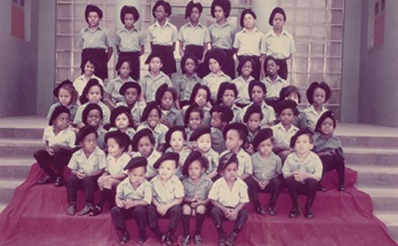 Photograph of young black panthers
