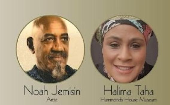Portraits of Noah Jemisin and Halima Taha