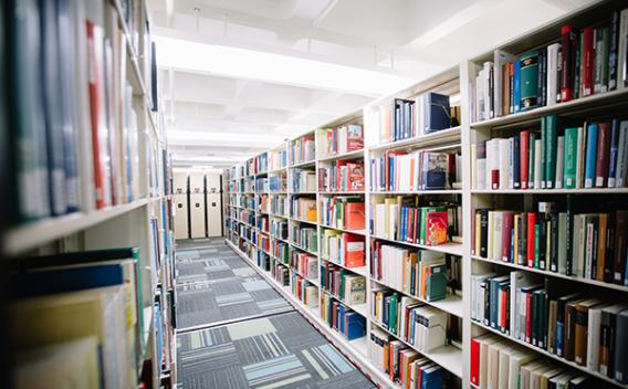 Woodruff Library book stacks